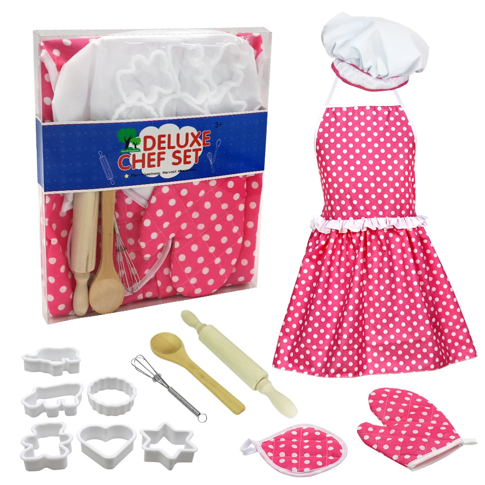 

Free Delivery Children's Kitchen Set - 13 Sets Luxury Package Pretend Play Toys Kitchen Set Cosplay