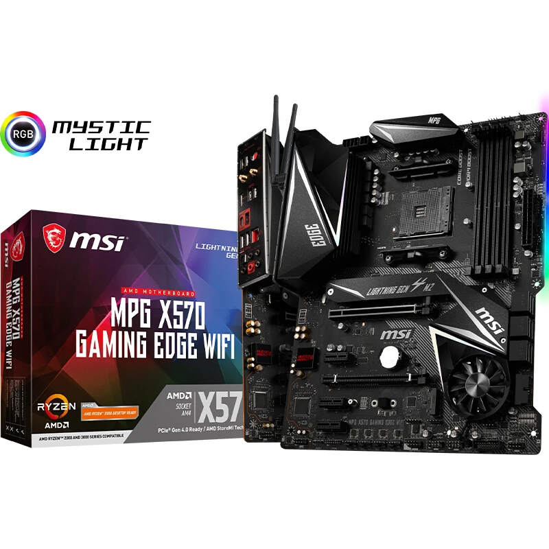 

(MSI) mpg x570 gaming edge WiFi computer motherboard supports R 3900x / 3800x / 3700x / 3600x (AMD x570 / socket AM4)