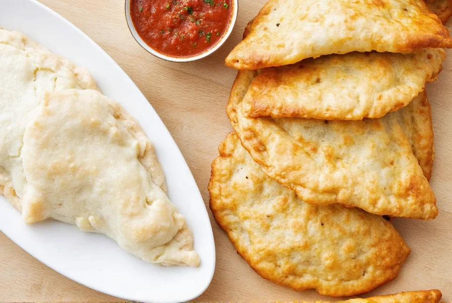 Map showing regions where empanadas are popular