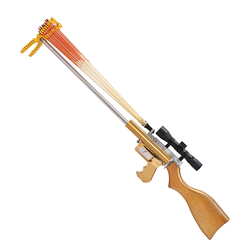 

New rubber Slingshot alloy slingshot outdoor hunting shooting telescopic sight slingshot metal mechanical catapult