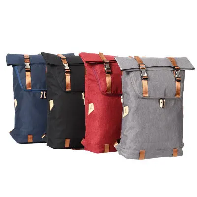 

Durable High Quality Travel Fashion school hiking Rucksack Roll Top Backpack, Customized color