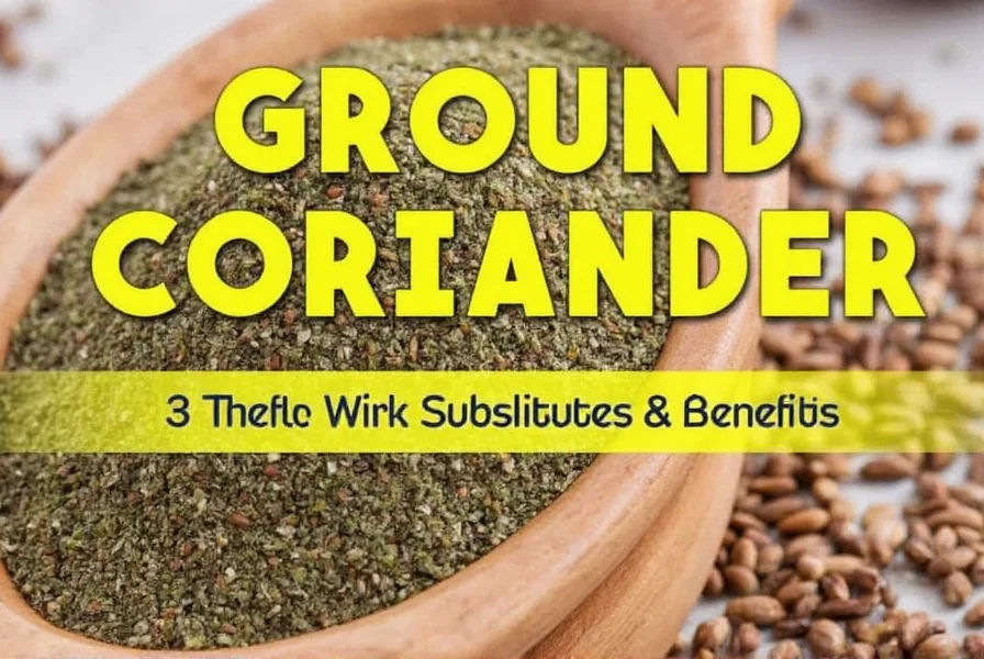 Ground Coriander: Complete Guide to Uses, Substitutes & Benefits
