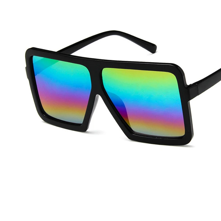 

8535 Square Oversized Glasses Fashion Custom Sunglasses Hot selling big frame Brand Design sun glasses, 6colors