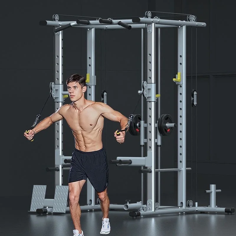 

Squat rack bird stand gantry free squat rack bench press home multifunctional Smith comprehensive training device