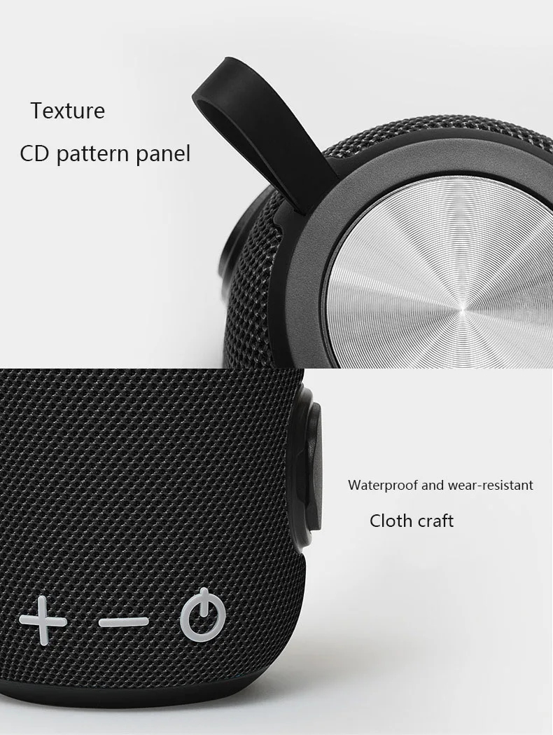New M7 Outdoor fabric mini portable smart IPX7 waterproof wireless bluetooth speaker - ANKUX.COM