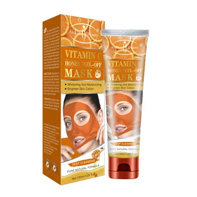

Ze Light Honey Tearing Mask Peel Mask Blackhead Remover Peel-Off Dead Skin Clean Pores Shrink Facial Care Face Skincare Mask