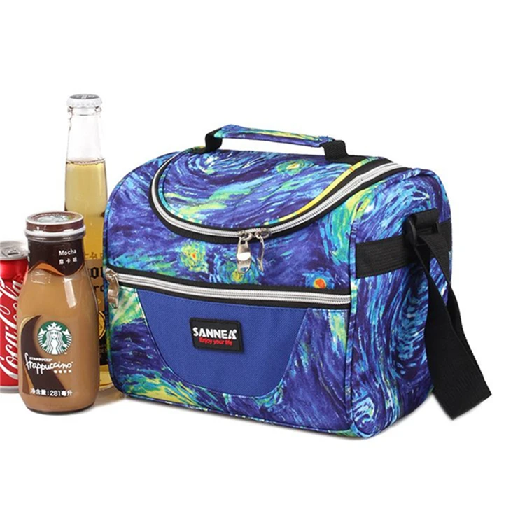 

eco-friendly fashion long meal prep insulated aluminium foil cooler bag