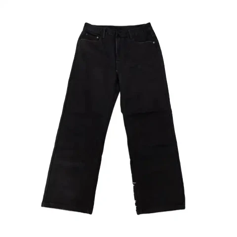 DENIMGUYS Custom Logo Wash Old Street Fashion Workwear Pants Straight Tube Loose Men's Jeans