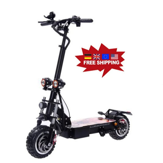 

2021 Hot Sale off road 60v 2000w 3200w 11 inch dual motor sale two wheels 5600w electric scooter from china