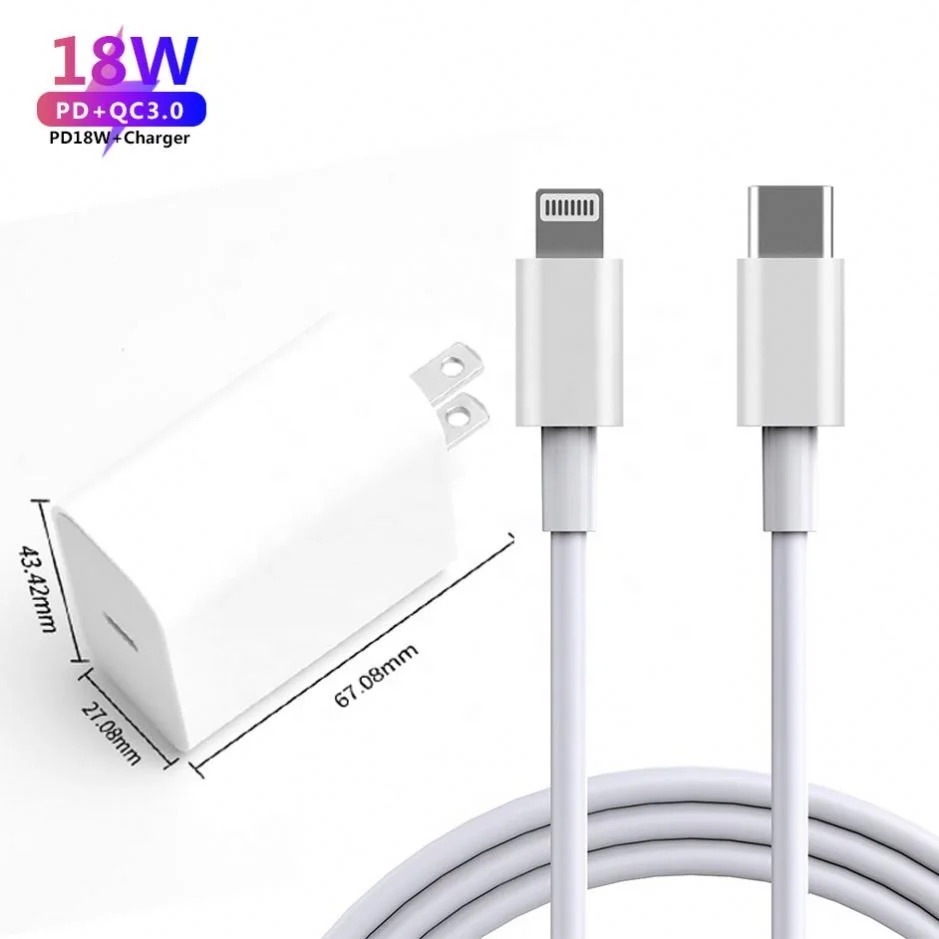 

Type C Cable Cavo Good Sell Cabo Kablo Pd 18W Fast Charging Kabel Charge Chargeur Usb, White