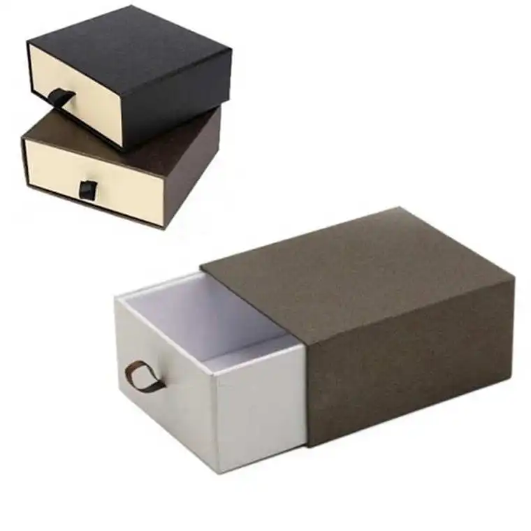 高品质抽屉纸板珠宝包装拉出盒子