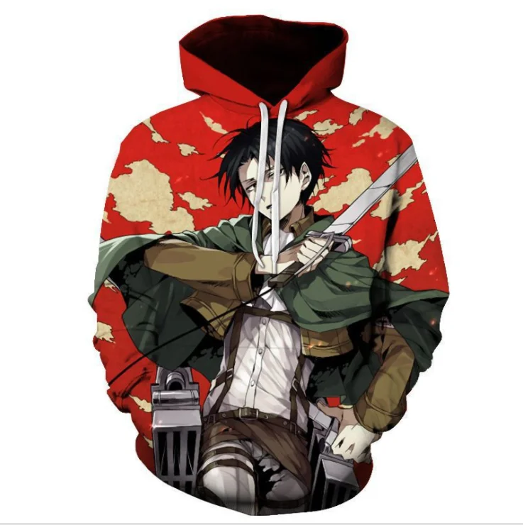 Anime Attack on Titan Hoodie Men Clothing 3D Manga Shingeki No Kyojin  Printed New in Hoodies Women Harajuku Fashion y2k Pullover - AliExpress