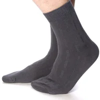 

Factory wholesale plain knitted high quality soft 100% bamboo men socks for winter
