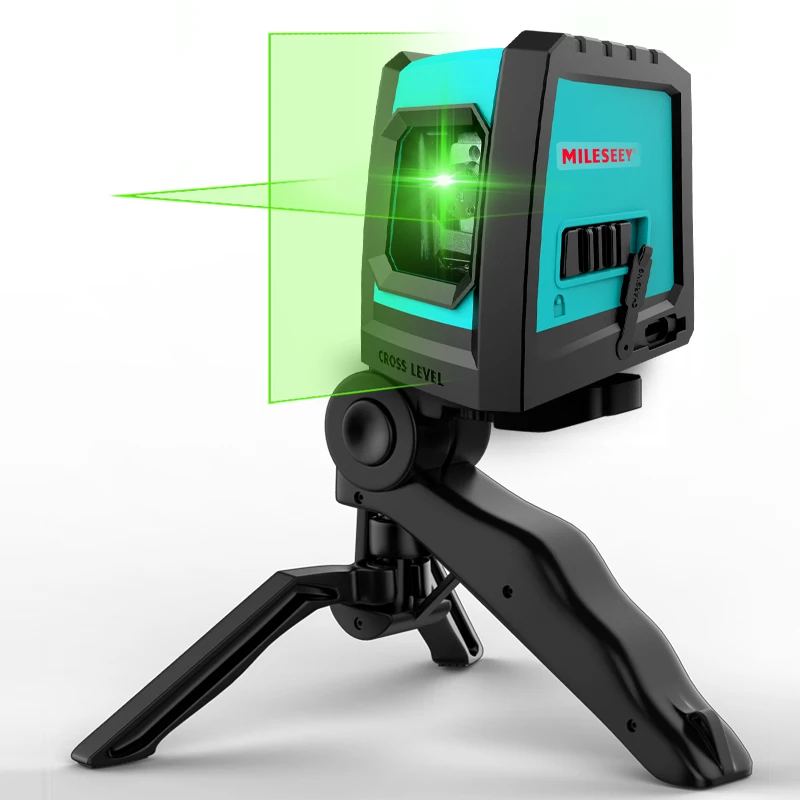 

Red Self-Leveling Cross Line Laser Level With Horizontal And Vertical Lines Rechargeable Usb Charging Port Laser Levels