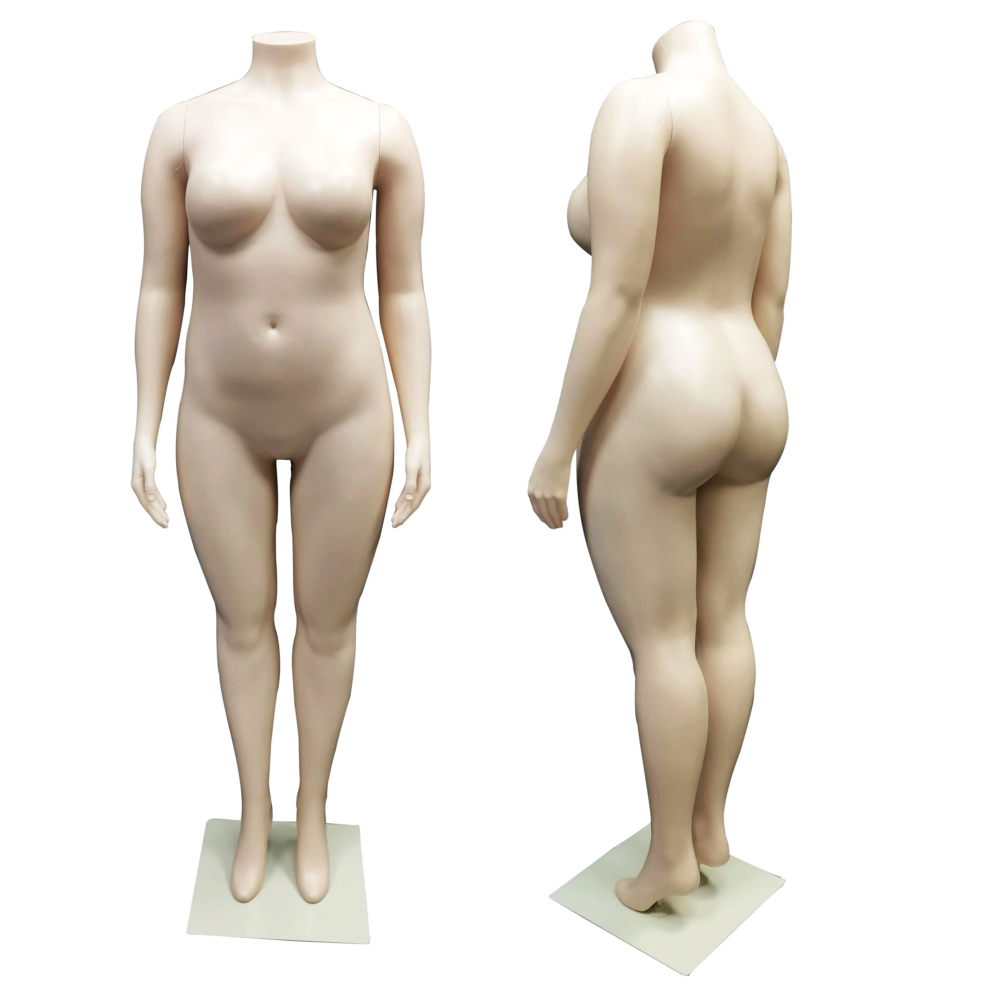 

Factory Sale Plus Size Fashion Woman Big Breast Big Butt Round Female Fat Mannequin