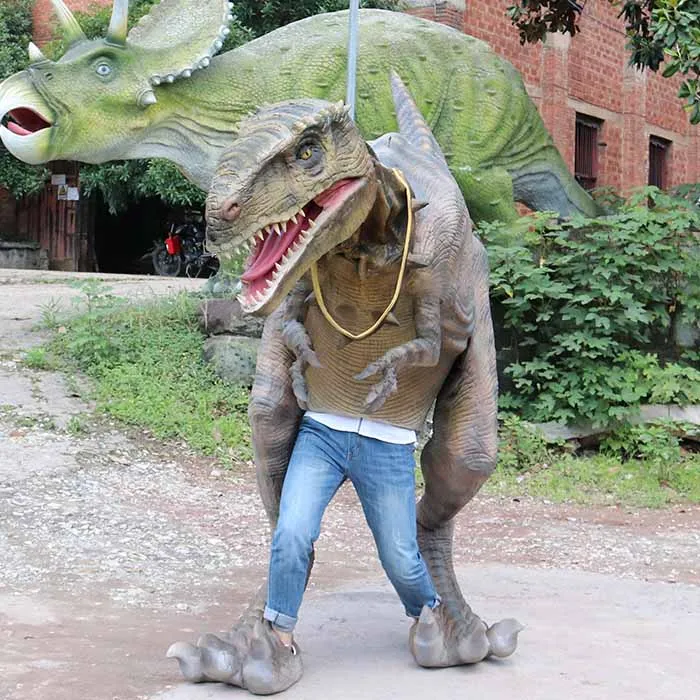 

amusement park professional animatronic dinosaur costume, Customized