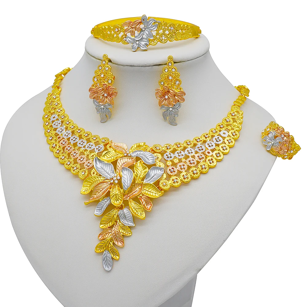 

dubai jewelry sets jewellery african jewelry sets for women BJ913, Gold