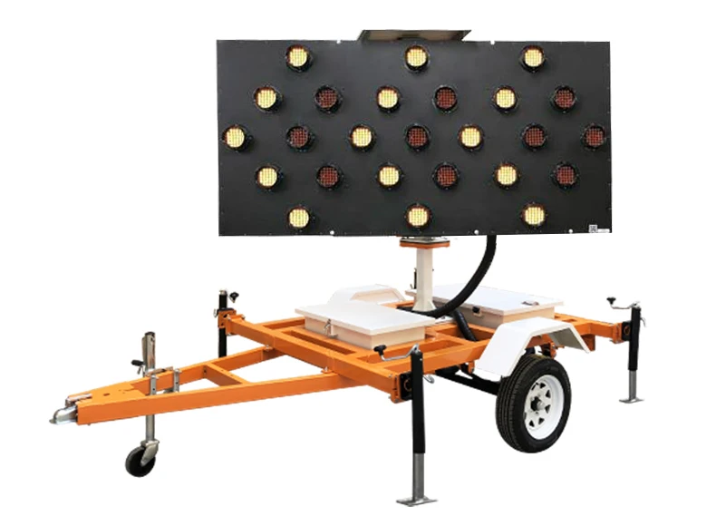 Trailer Boards Traffic Sign with Trolley/Trailer Led Solar Arrow Board