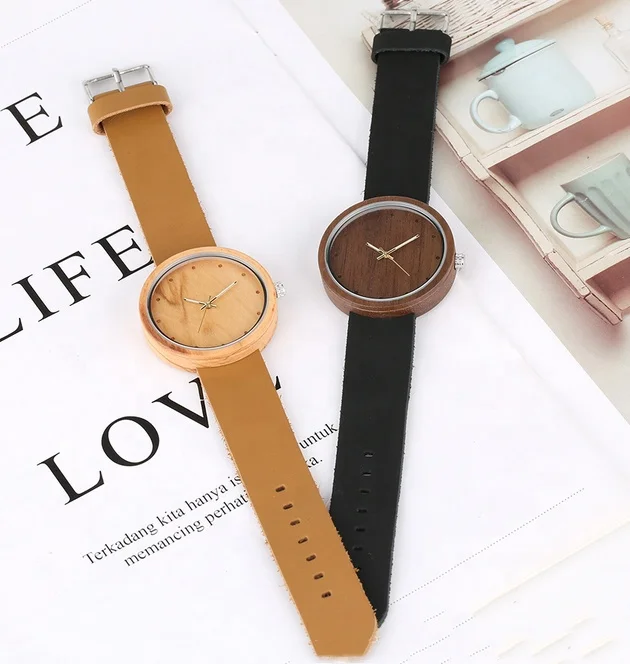 

Minimalist ladies watch bamboo quartz private label men watch life waterproof wooden watch