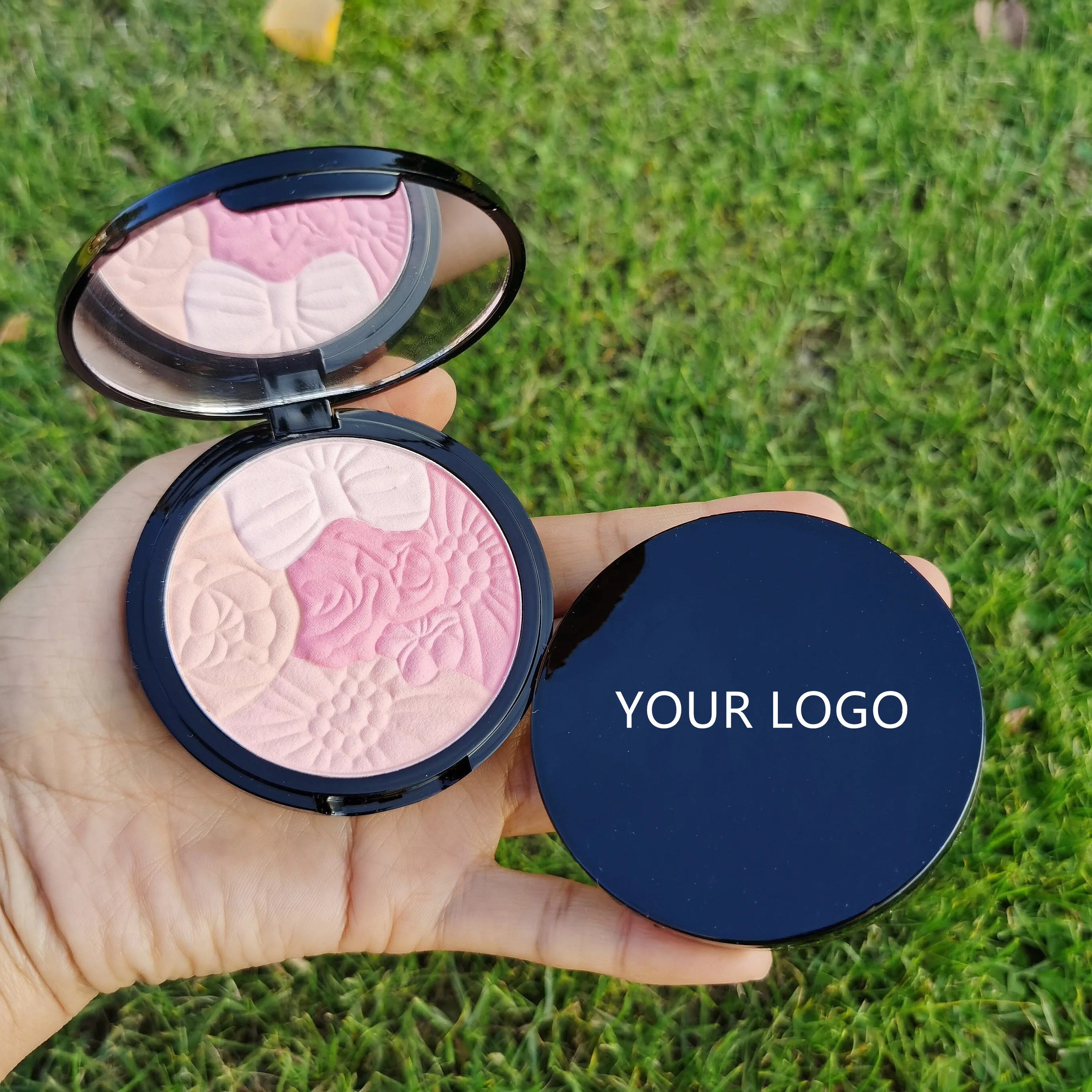 

Factory Price Cheap Best Makeup Rose Blush Professional Set Vegan Eyeshadow Private Label Mirror Eye Palette Shadow