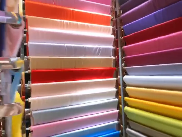 Burgundy Washable Silk Fabric Stretch Double For Dress By