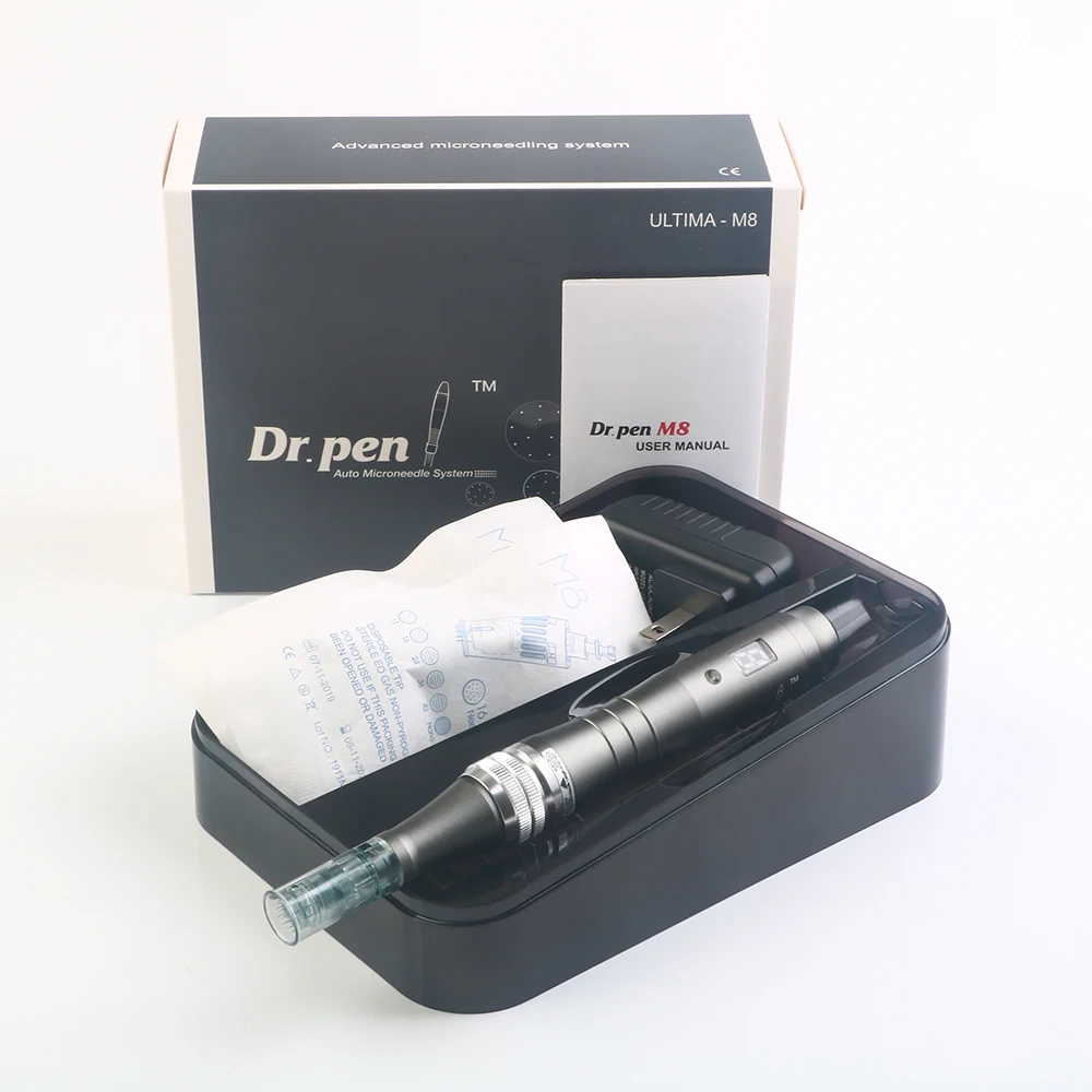 

2020 Electric Derma Pen M8 Adjustable Microneedle Pen