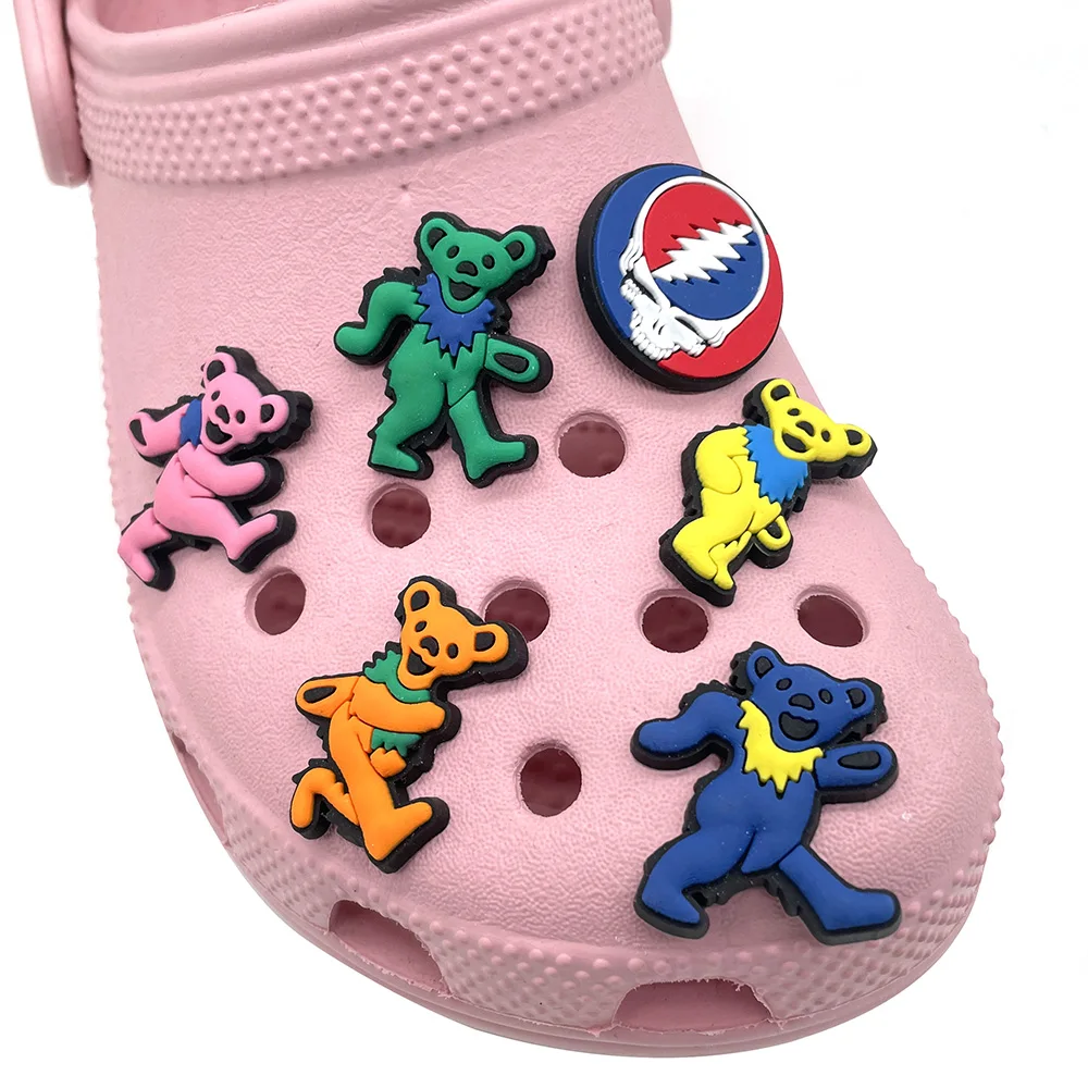 

Grateful dead Shoe Charms Decoration jibz for Garden Clogs Boys Girls Clogs Party Birthday Gifts