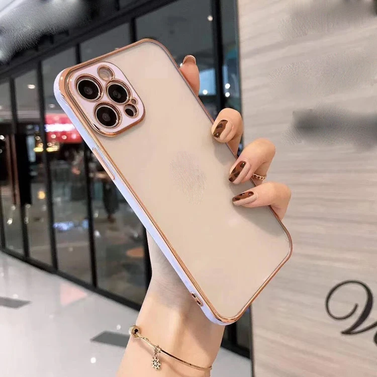 

Plastic Style Slide Camera Matte Electroplating Bumper Colorful Hard PC TPU Cell Mobile Phone Back Cover Case For Iphone 7 8