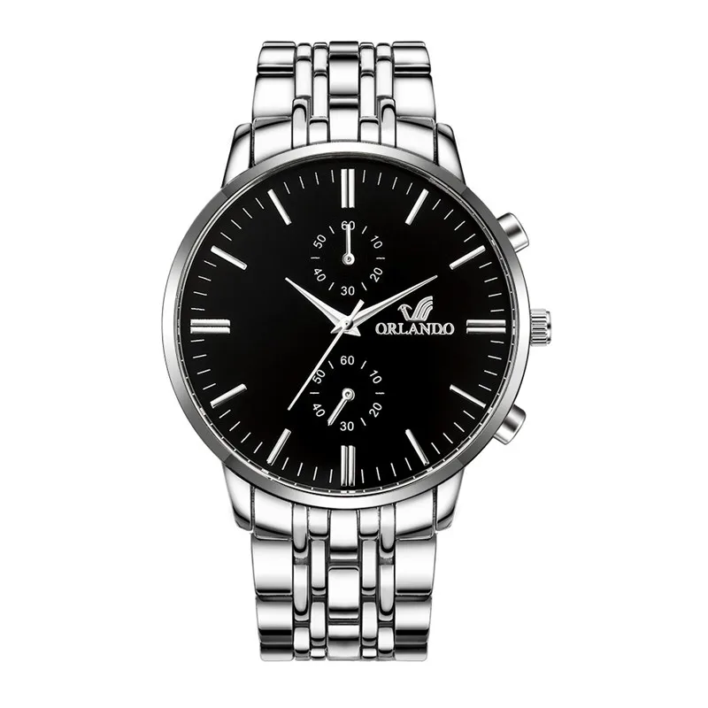 

WJ-9712 ORLANDO Man's Stainless Steel Watch Yiwu Cheap Luxury Quartz Wristwatch For Man Simple Design Hot Sale In Foreign Watch, Mix