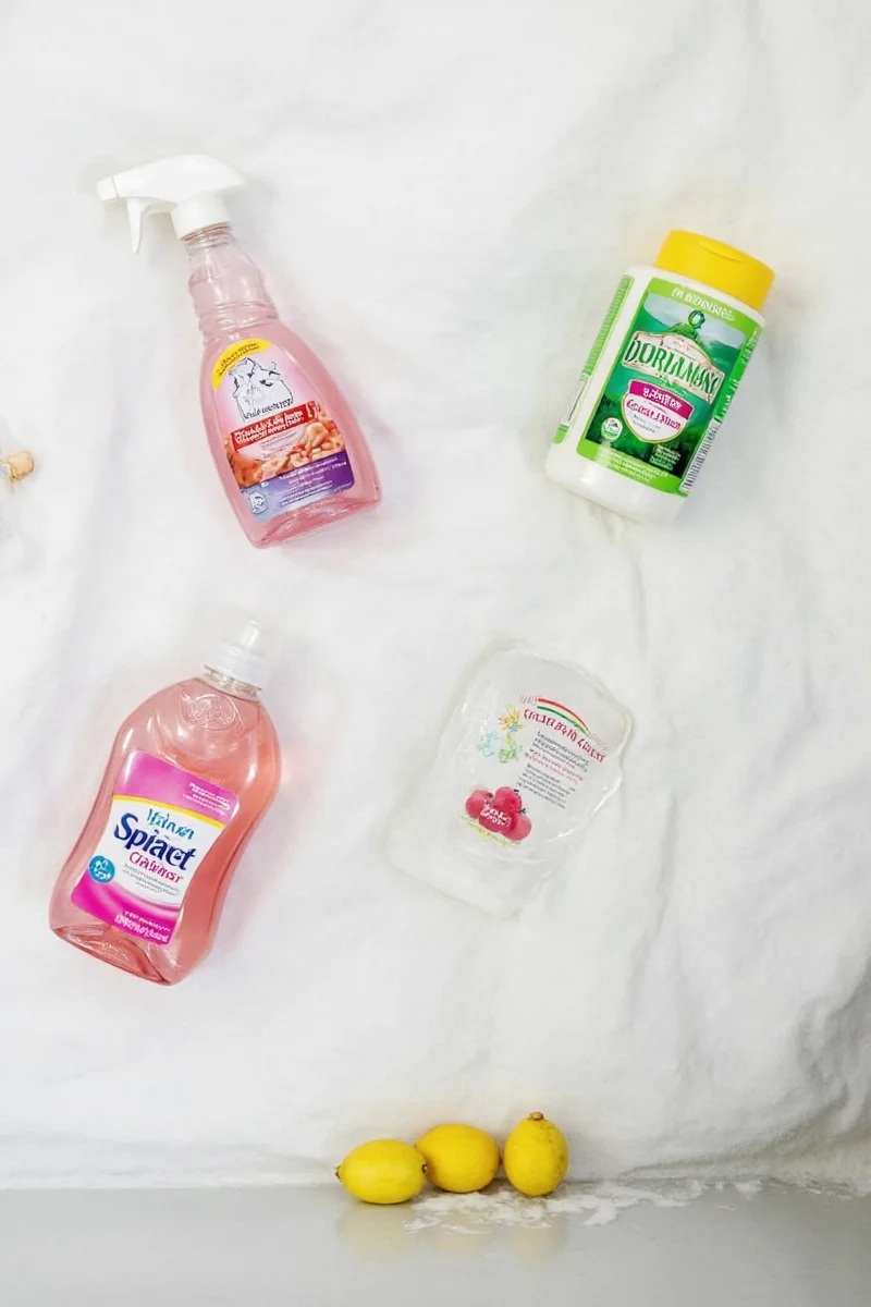 Sparkling clean bathroom with no chemical products