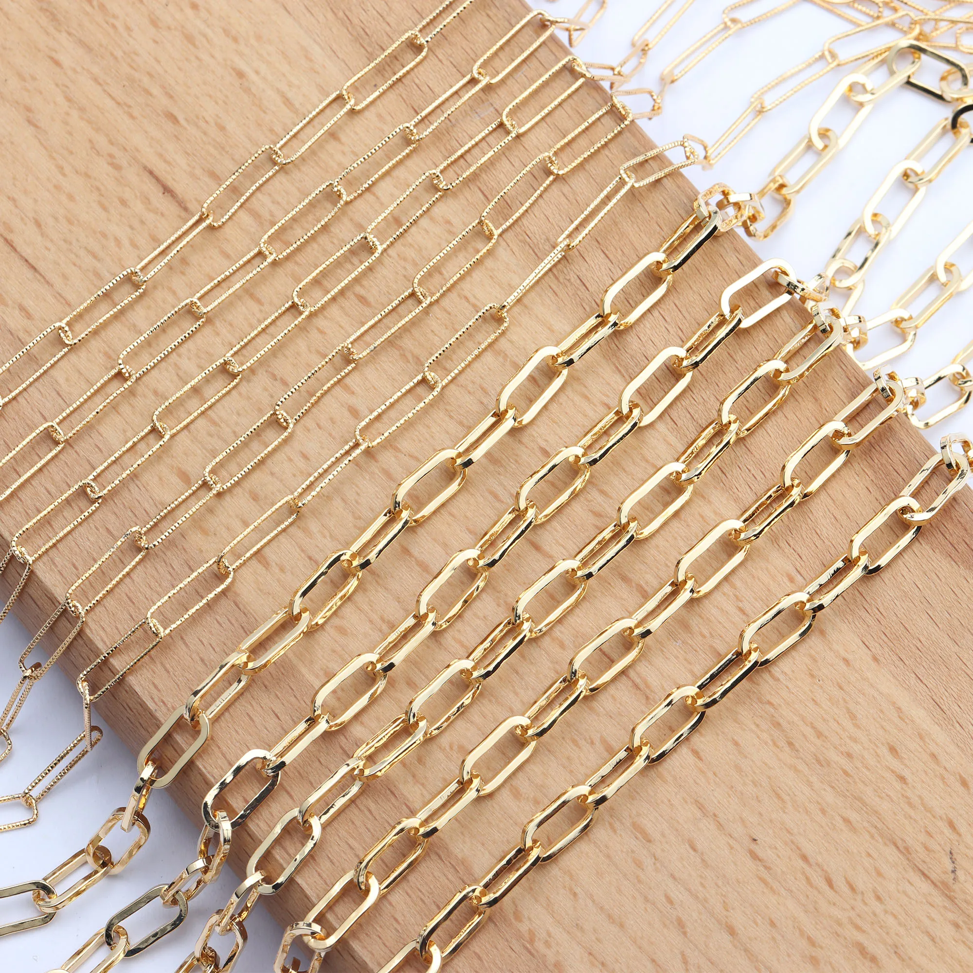 

Vintage Style Metal Thick Chain Diy Necklace Chain For Women Jewelry Making Accessories C73, Gold