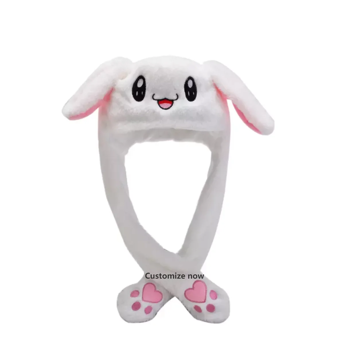Winter Custom Korea LED Bunny Hat Moving Ears Plush Cute Animal Cap Funny  Rabbit Hats China Bunny Hat And Plush Toy Price | Plush Hat With Movable  Long Bunny Ears 