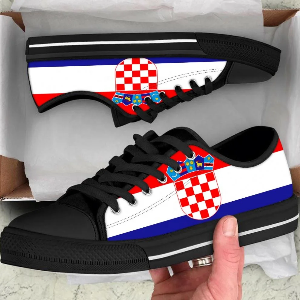 

Croatia Flags Custom Your Own Design Print Low Top Canvas Shoes Men China Manufacture Moq1 Dropshipping&Wholesale Male Footwear, As image shows