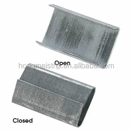 Heavy duty metal strap clips Hot Galvanized Strapping packing strap buckles