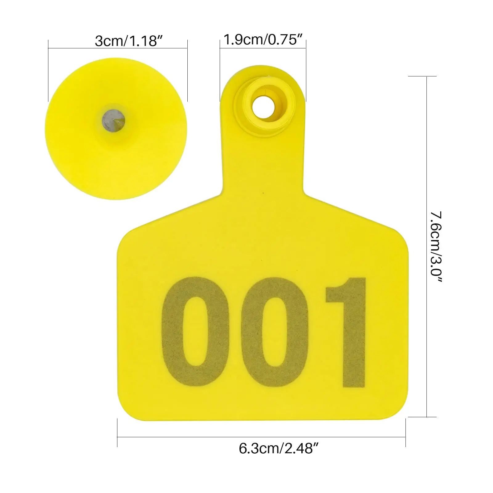 

Plastic Oem Customized Ear Tags For Farming Livestock Numbered Goat Breeding Cows Calf Pigs Piglet Sheep Cattle Animals Ear Tag