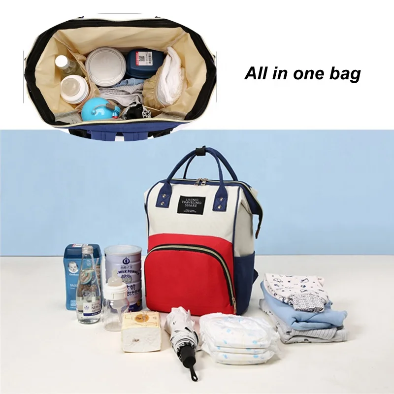 
KAIFEI Multifunctional mummy travel backpack baby feeding bottle bag 