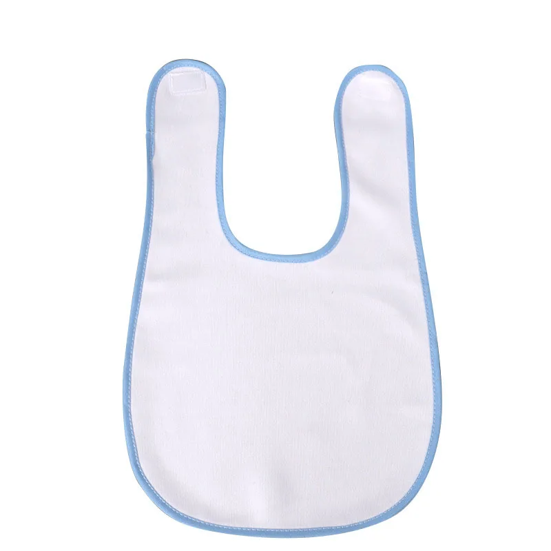 

Sublimation Blank Baby Bib DIY Thermal Transfer Baby Burp Cloths Waterproof Bib Kid Product 5 Colors M502