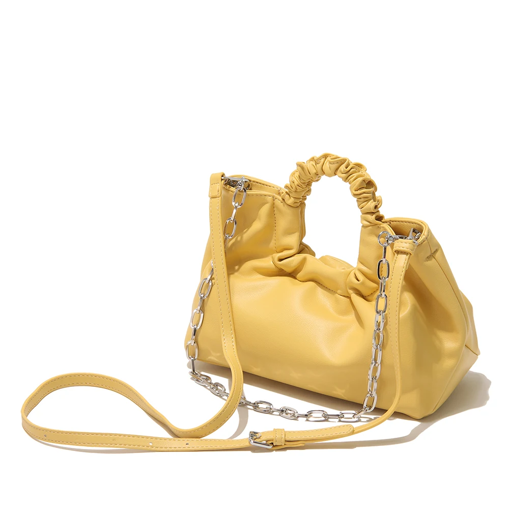 

Handbag For Women New Cloud Shoulder Bag Soft Pu Leather Chain Bag Factory Wholesale Hot Sale New Ladies Handbag YG21-1700