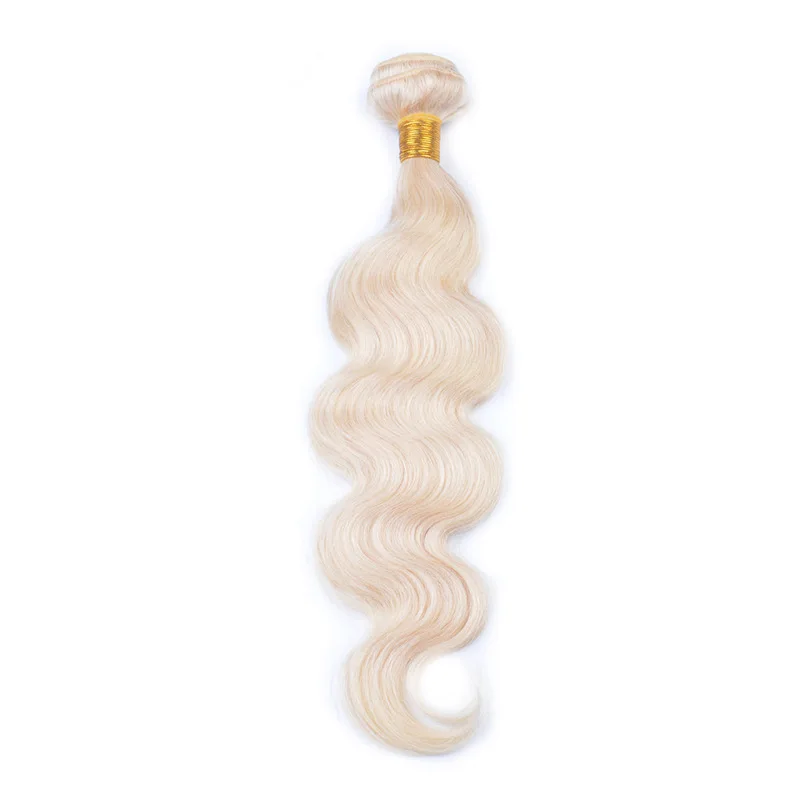 

Wholesale 8 to 28 Inches 613 Blonde Curls Brazilian Body Wave Bundles 100% Human Hair Extensions, Gold