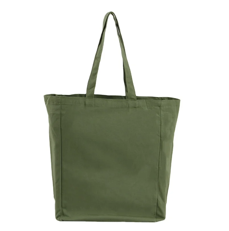 

Bolsa de Promocion Wholesale Shopping Tote White And Green Cotton Canvas Totebag Modern Vintage Art Printed Bag Green Tote Bag, Customized color for plain cotton bags wholesale