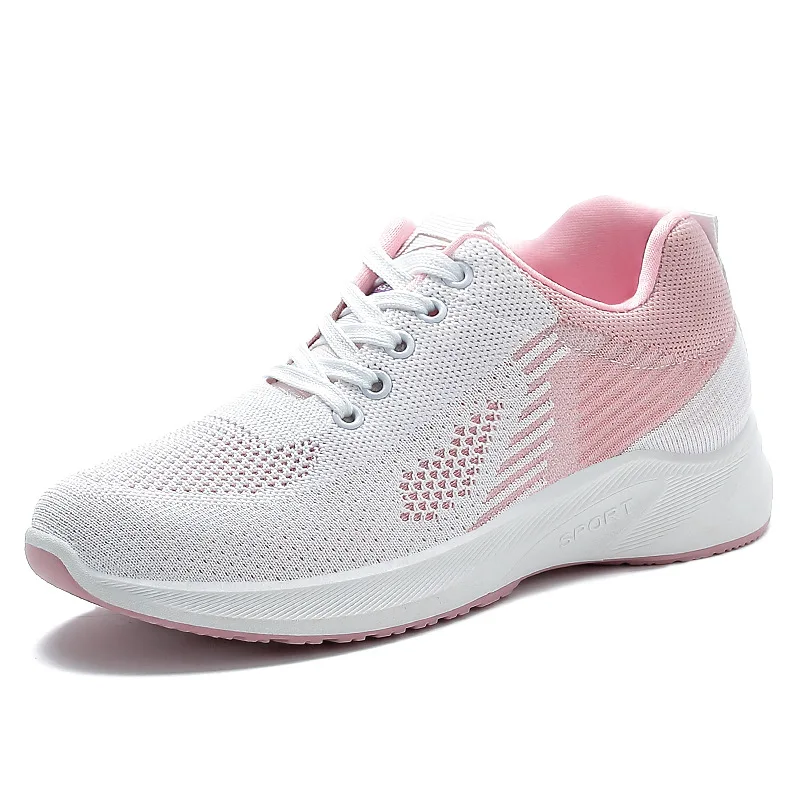

High quality knitted upper running shoes for women, 5 colors