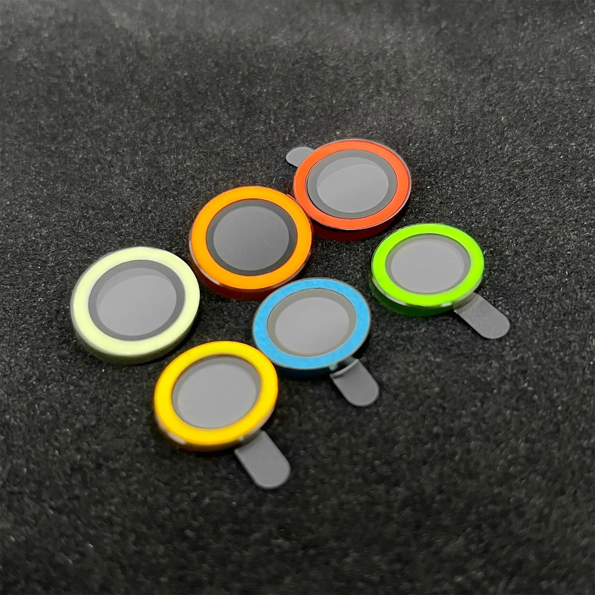 

New design 3D Luminous Camera lens For iphone 13 More color Shine Mobile phone Metal Lens film For iphone 14 13Promax