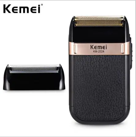 
Kemei 2024 Razor Reciprocating Electric Shaver for Men Double Blade waterproof Wireless USB Rechargeable Shaver Barber Trimmer 
