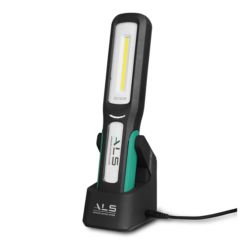 ALS 500lm Hook Fixed Strong Magnetic Charging Stand Rechargeable COB LED Waterproof Straight Folding Work Light