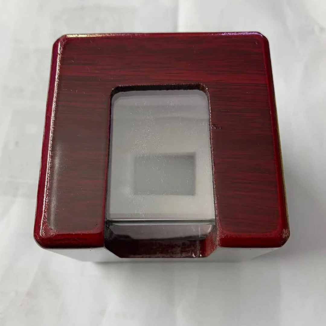 

Champion Ring Jewelry Box with a hole glass wooden box