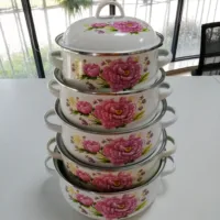 

enamel casserole sets with fashional design