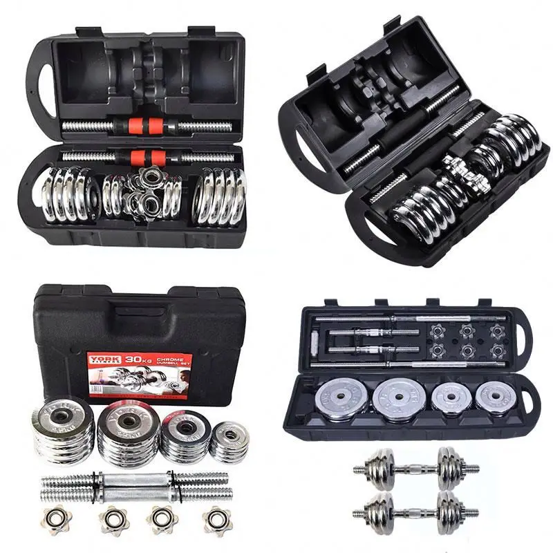 

Gym York Iron Steel Dumbbells Set 10 To 50kg