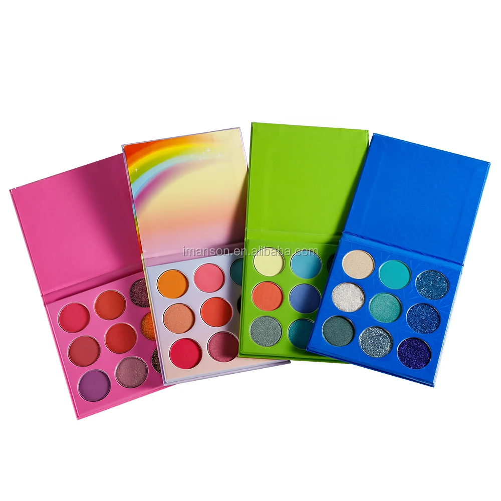 

Make Your Own Brand High Pigment Eye Shadow Empty DIY Eyeshadow Palette, Hundred colors for choice