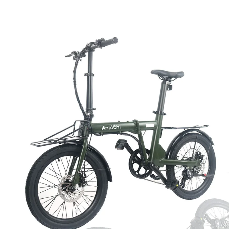 

ANLOCHI Chinese wholesale folding electric bike 36V350W motor 36V7Ah battery urban city ebike for adult