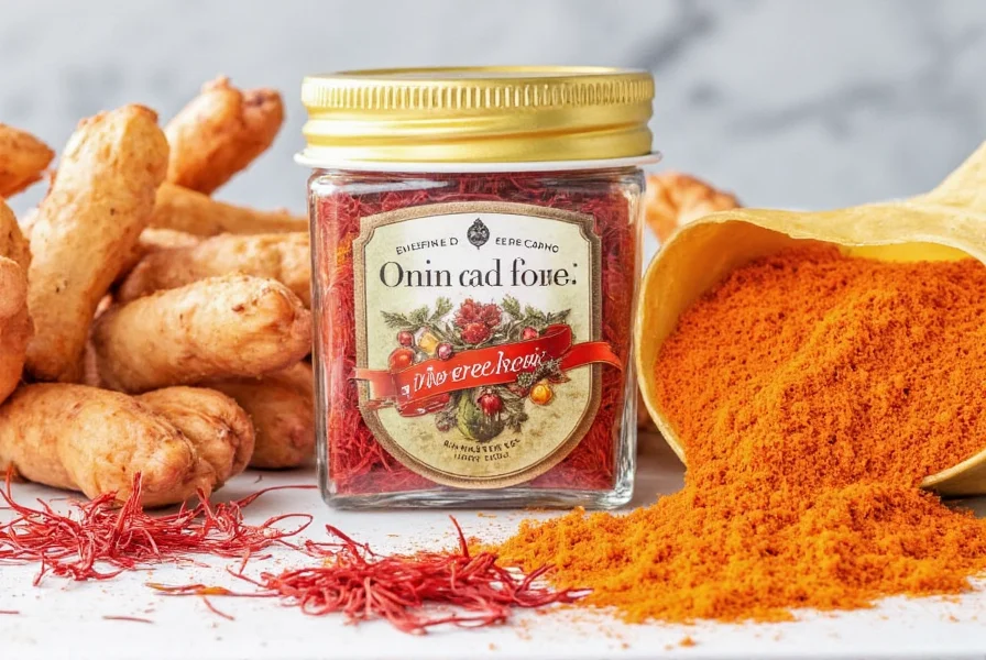 Saffron-infused rice dish